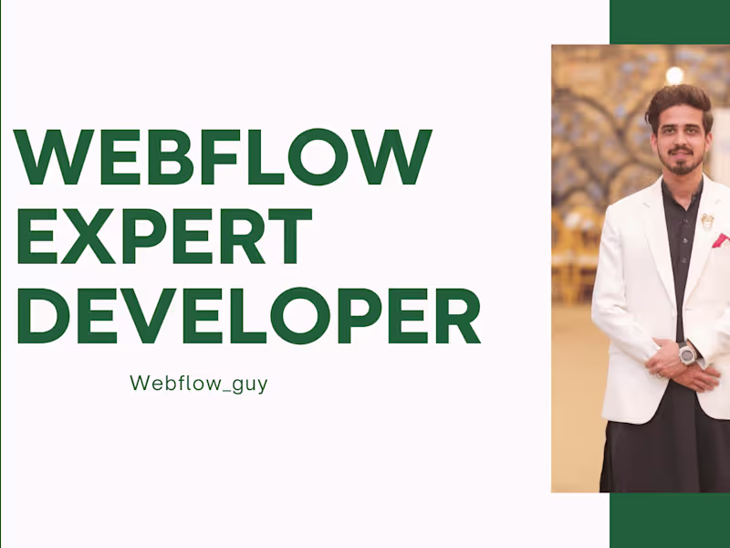 Cover image for I will develop webflow site with finsweet client first method