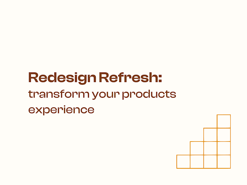 Cover image for 🎨 Redesign Refresh: Transform Your Products UX & UI