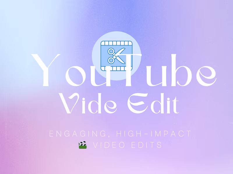 Cover image for Engaging, High-Impact YouTube 🎬 Video Edits