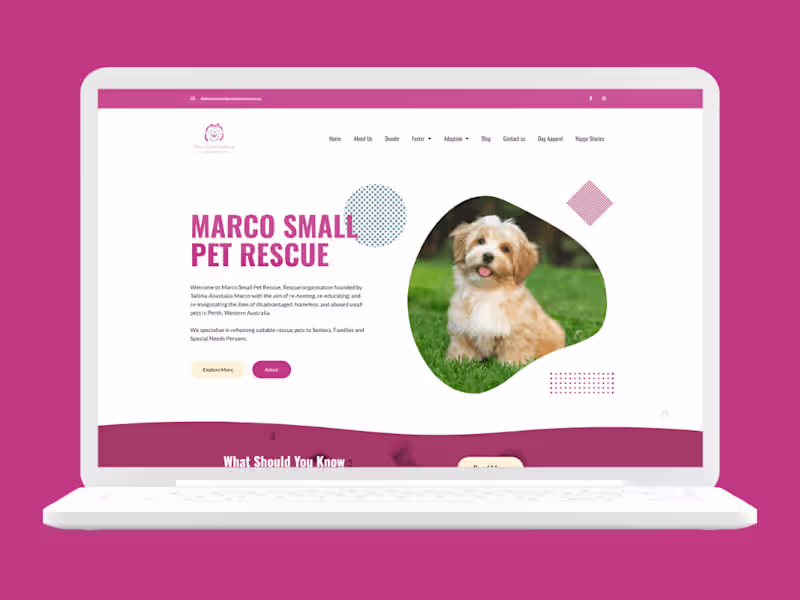 Cover image for Pet Rescue – Marco Small Pet Rescue