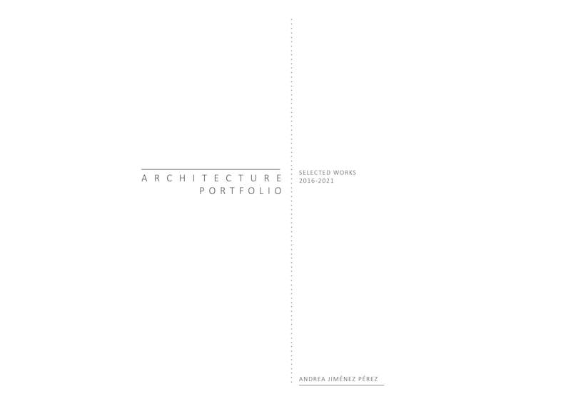 Cover image for Architecture Portfolio & CV 