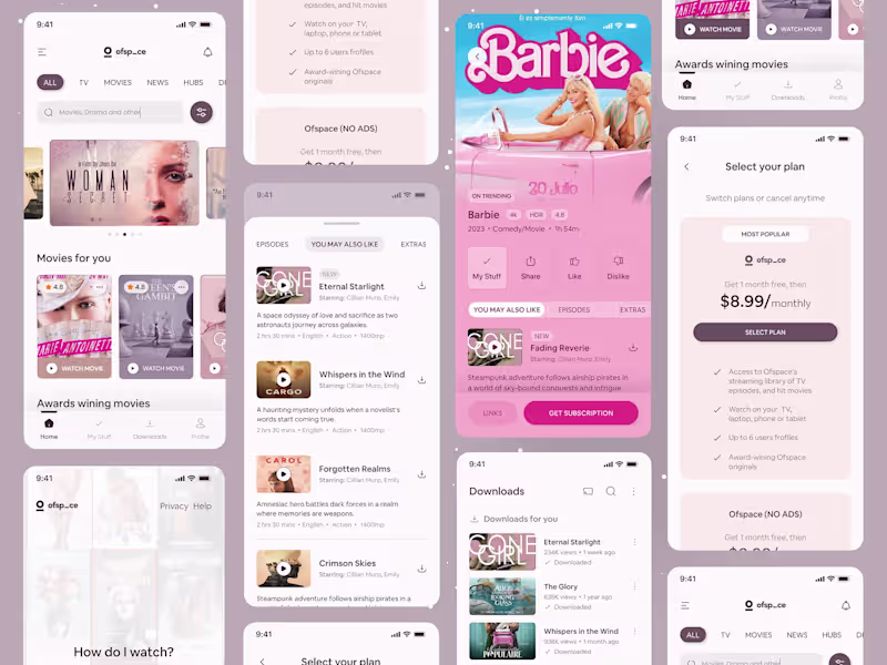 Cover image for Streamline Entertainment: Ultimate Video & Music Streaming App