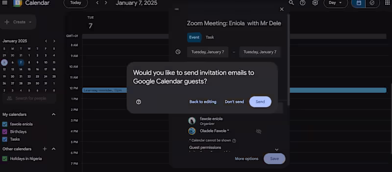 Cover image for Scheduling Meetings on Google Calendar