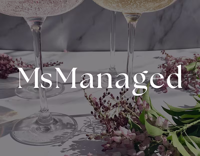 Cover image for MsManaged Podcast Brand Identity & Logo Design