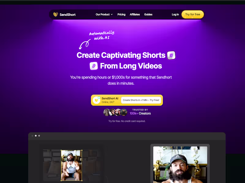 Cover image for SendShort: 45% More Search Traffic, 60% Faster Shorts