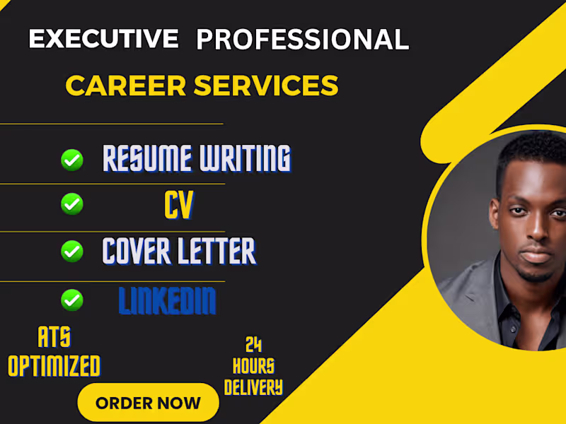 Cover image for Professional Job-winning ATS-Optimized Resume/CV Writing