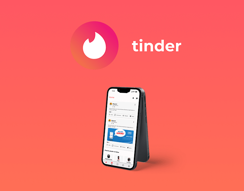 Cover image for Tinder For Job And Hiring App :: Behance