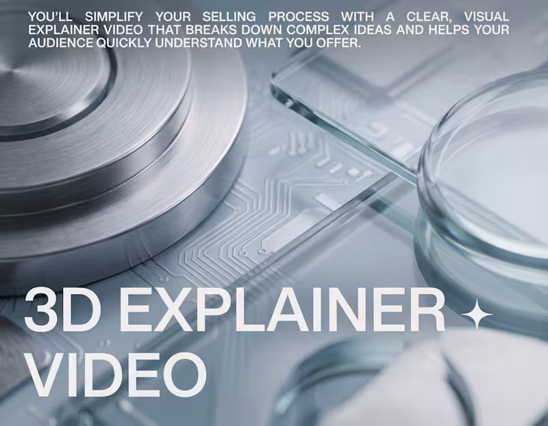 Cover image for 3D Explainer Video.