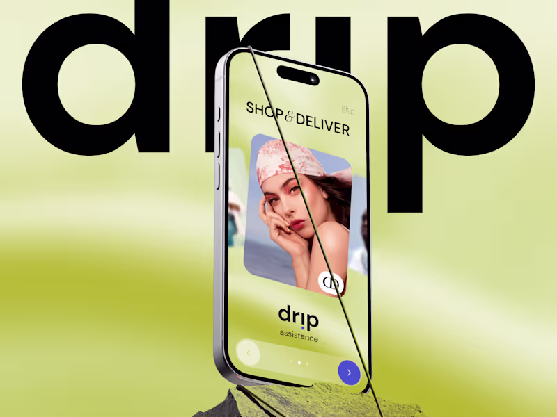 Cover image for DRIP | HYPERACTIVE | MOBILE APP | E-COMMERCE
