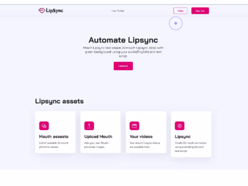 Cover image for GitHub - oyekamal/lipsync-website