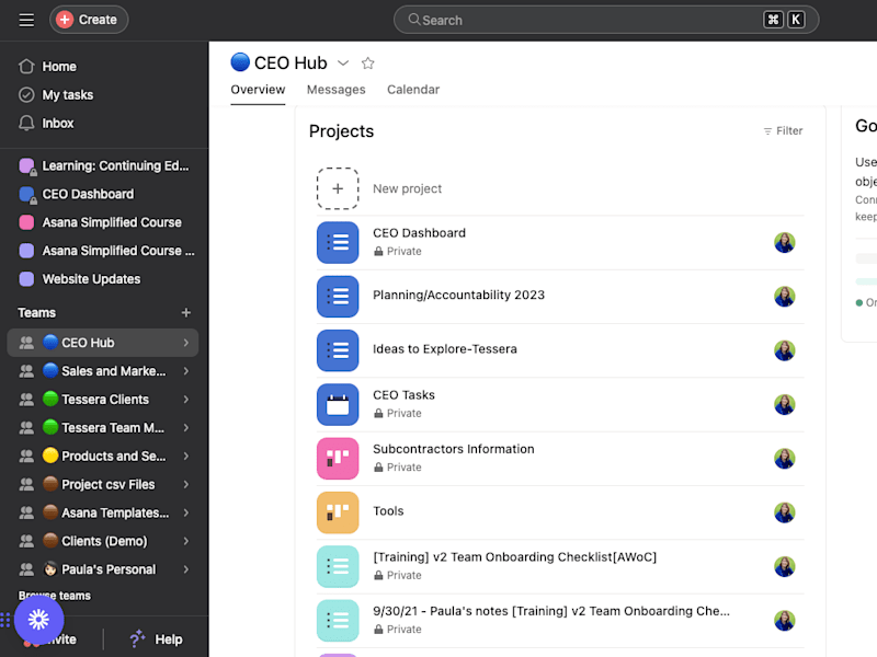 Cover image for Asana "Teams" Structure for Solopreneurs