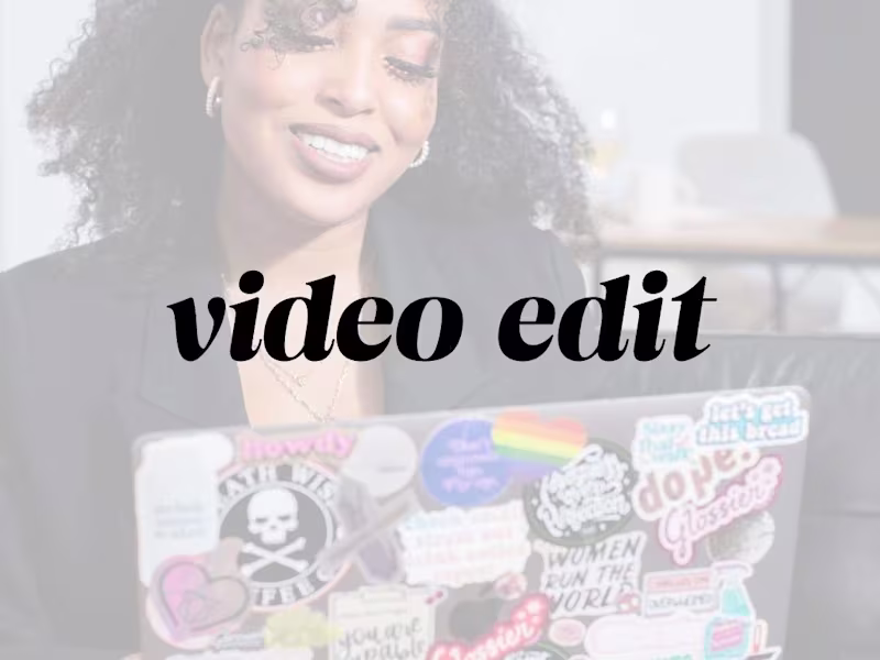 Cover image for Video Editing for Any Business or Brand!
