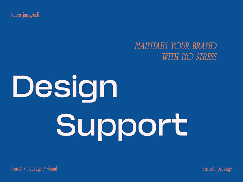 Cover image for Graphic Design Support