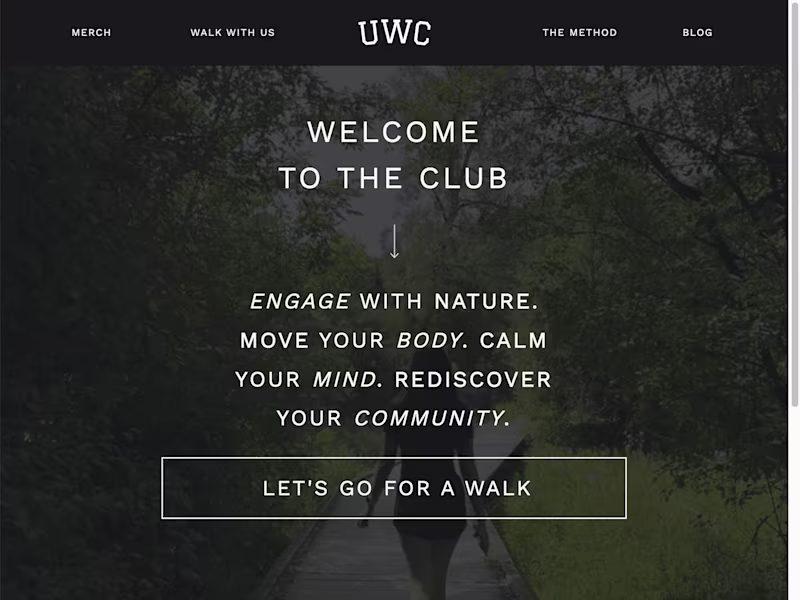 Cover image for Unionville Walking Club – Brand & Web Design
