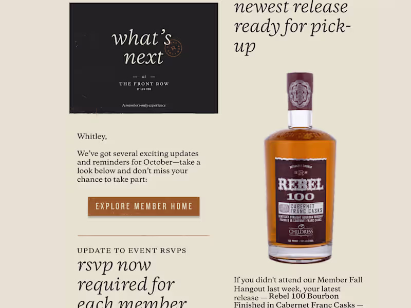 Cover image for Modular, brand-aligned Email templates for scalable campaigns