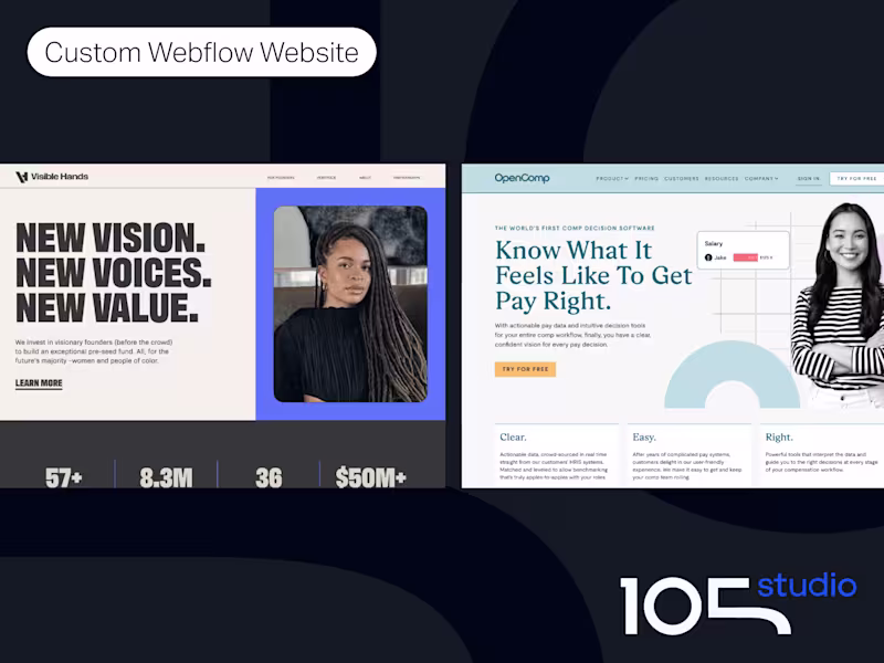 Cover image for Custom Webflow Website Design & Development