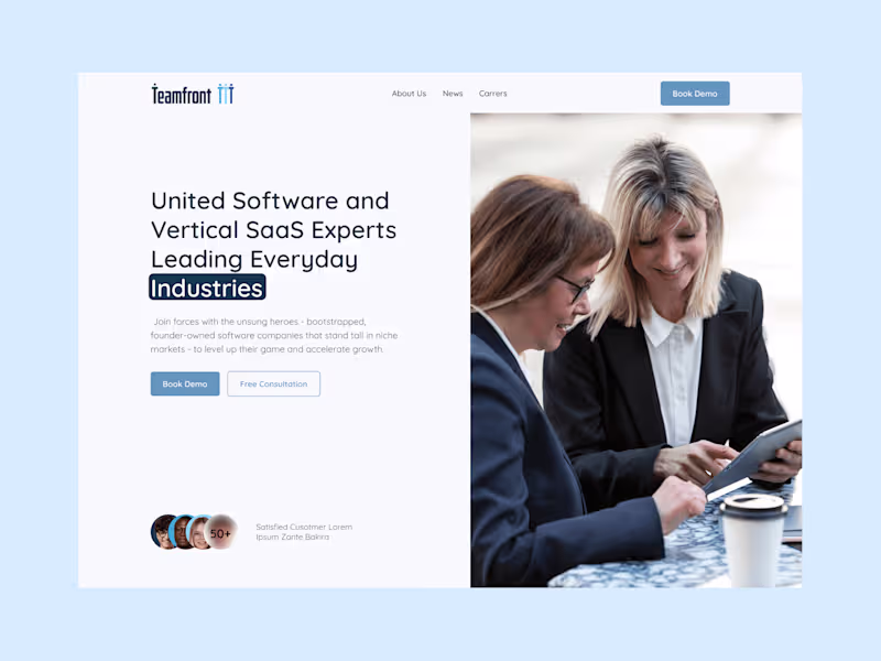 Cover image for Complete website turnaround design + Webflow development
