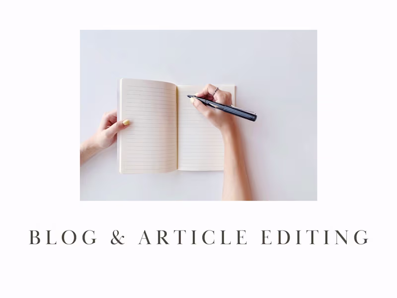 Cover image for Clean, Concise Copy: Blog & Article Editing