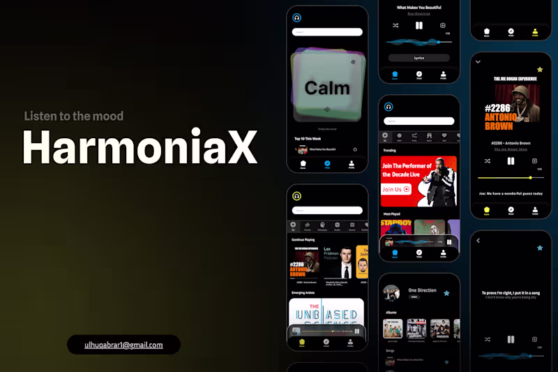 Cover image for HarmoniaX - Audio Streaming App