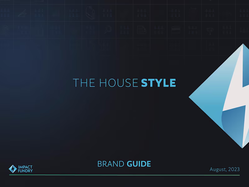 Cover image for IMPACT FUNDRY - BRAND GUIDE