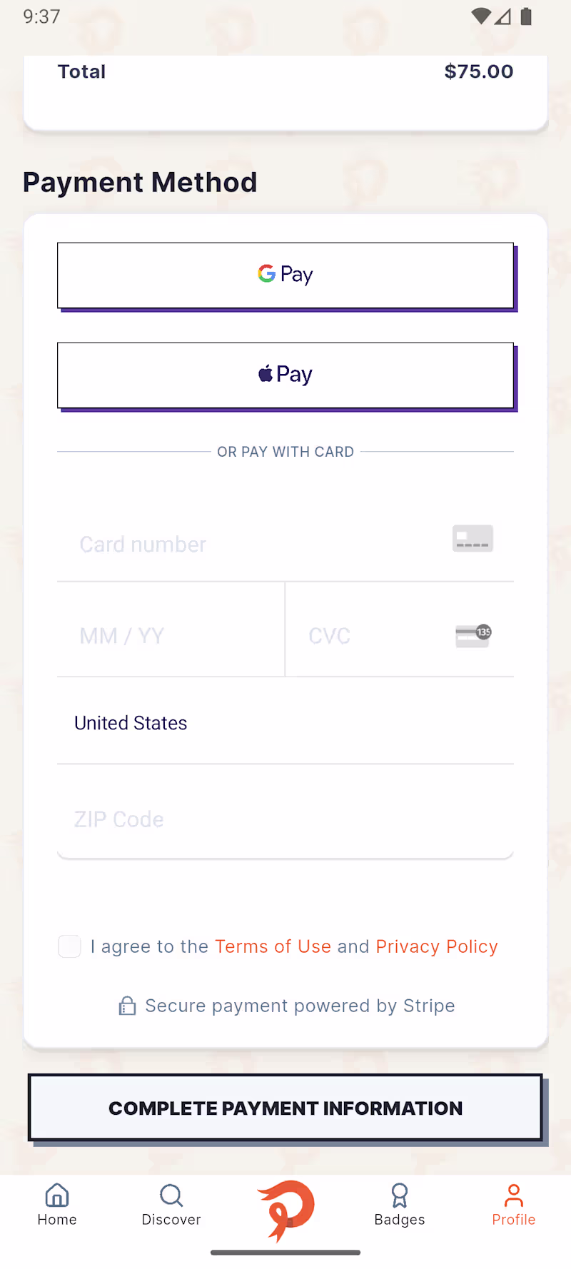 Cover image for Flutter + Stripe — Work Showcase Sharing a few screenshots o...