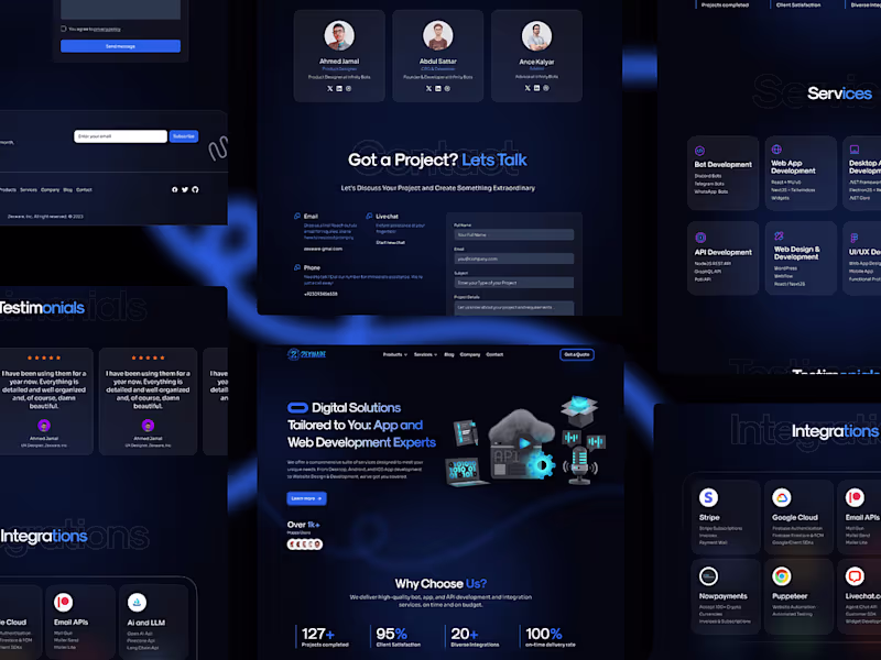 Cover image for Zexware - Website Design