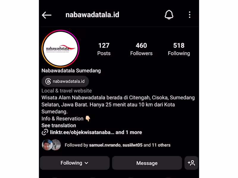 Cover image for tourism destination marketing
“marketing in nabawadatala”