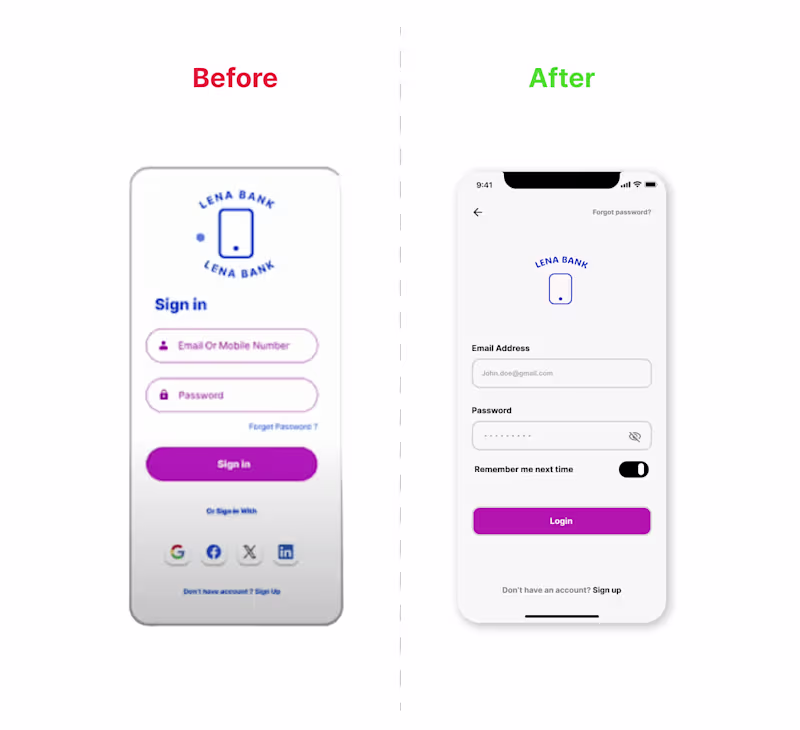 Cover image for UI/UX Redesign for Mobile App