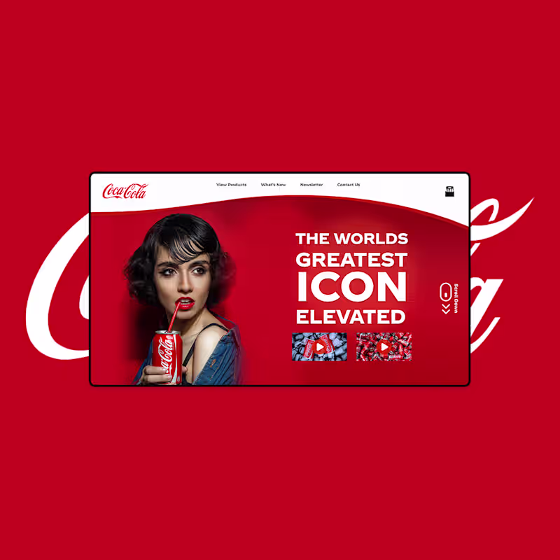 Cover image for Coca-Cola UI Re-Design