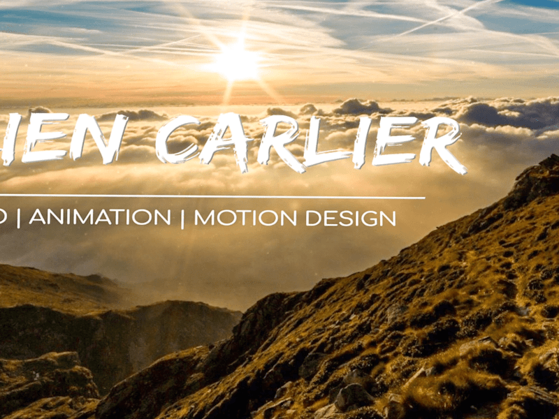 Cover image for 🌄 3D Animated Cover - Julien Carlier