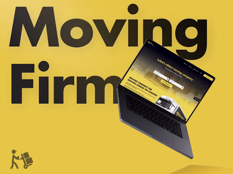 Cover image for Moving Firms Website