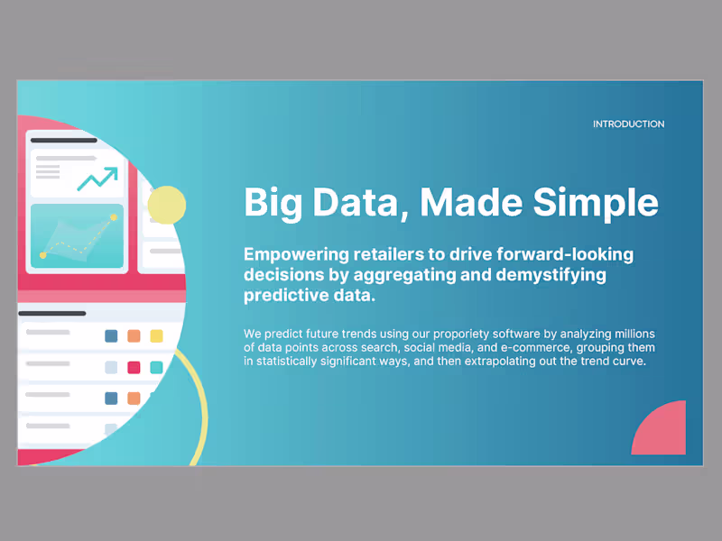 Cover image for Trendalytics Pitch Deck