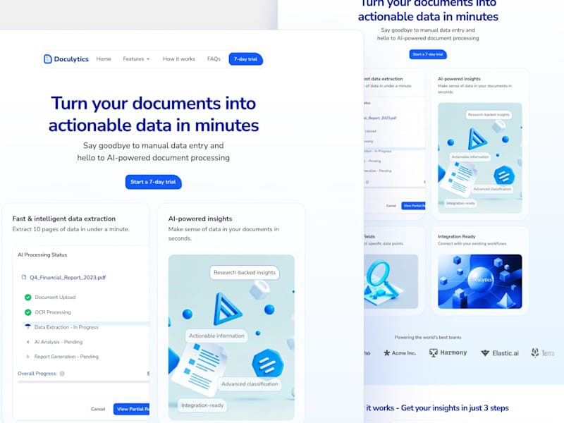 Cover image for Landing page website design and Framer development
