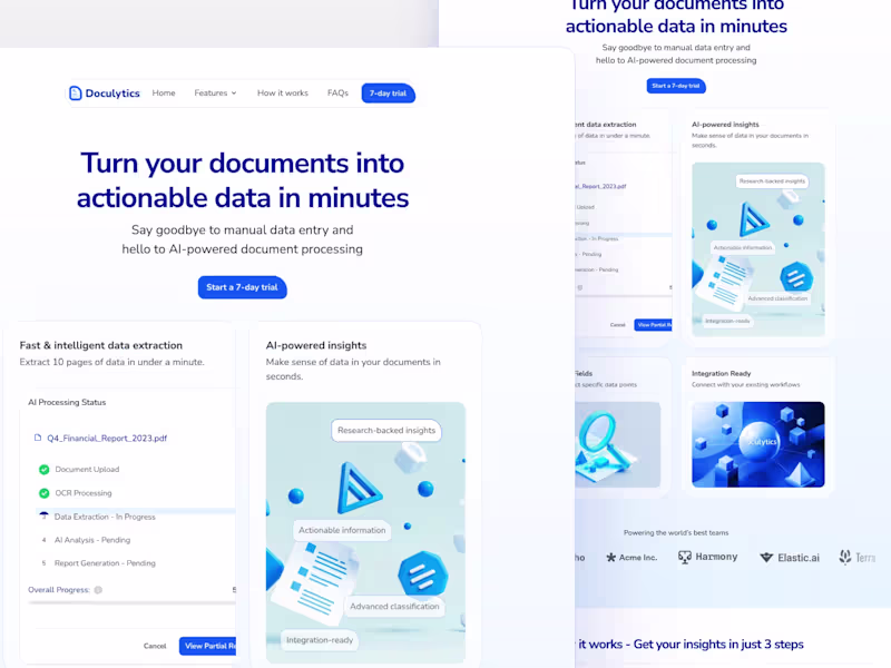 Cover image for Landing page website design and Framer development