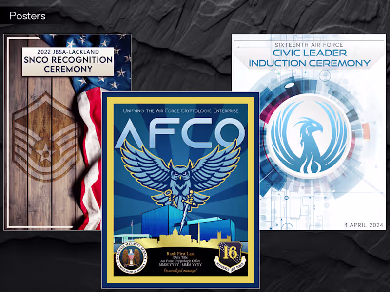 Cover image for Poster Examples