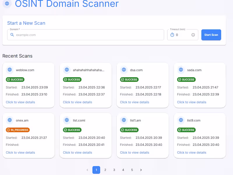 Cover image for OSINT Domain Scanner