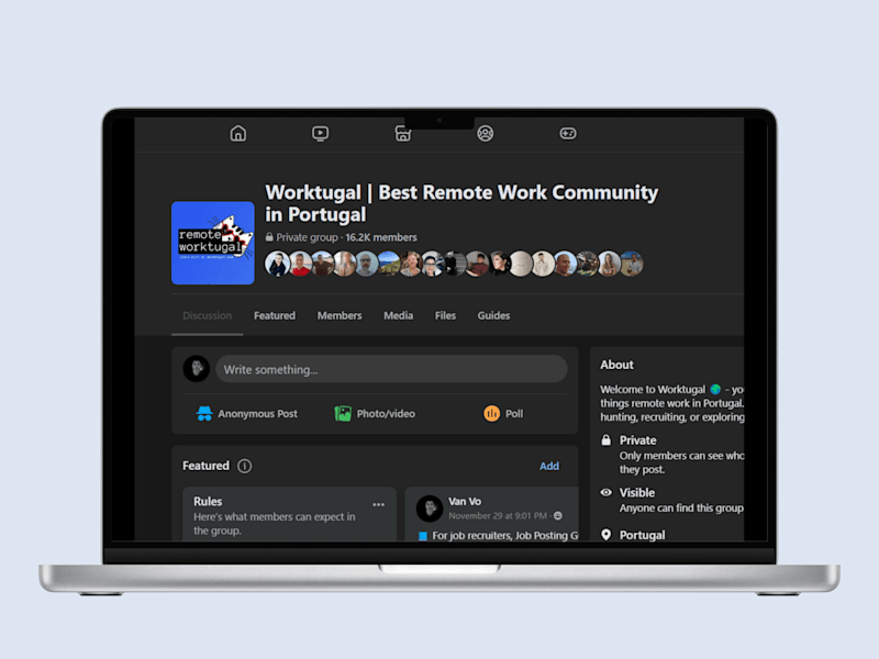 Cover image for 🌐 Worktugal Community: 16.3K Members & $2K Google Credit