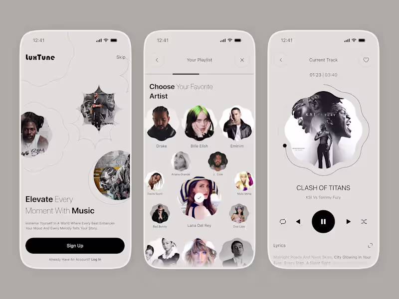 Cover image for Music Stream Mobile App