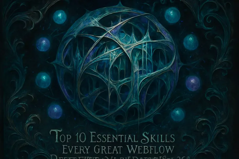 Cover image for Top 10 Essential Skills Every Great Webflow Developer Must Possess in 2025