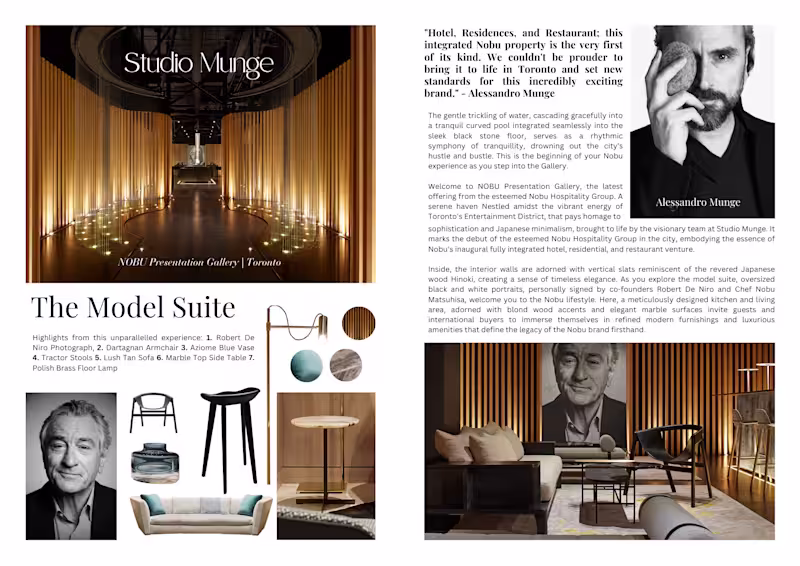 Cover image for Editorial Spreads for Furniture & Lifestyle Brands