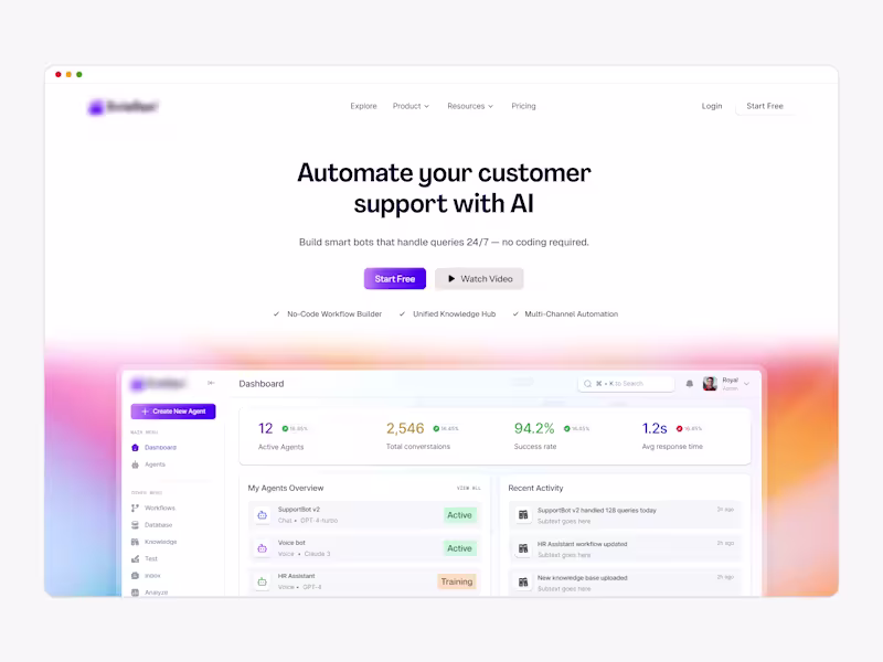 Cover image for Agent AI Website