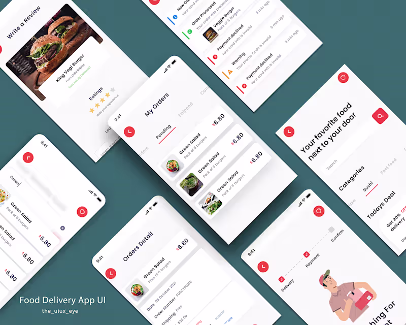 Cover image for Food Delivery App :: Behance
