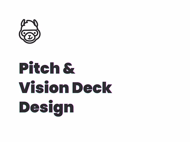 Cover image for Pitch & Vision Deck Design