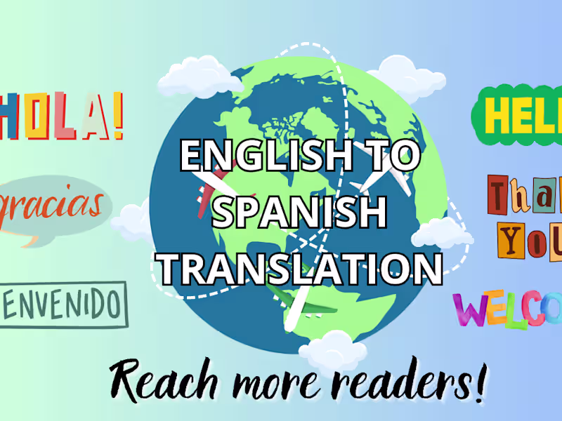 Cover image for English to Spanish Translation