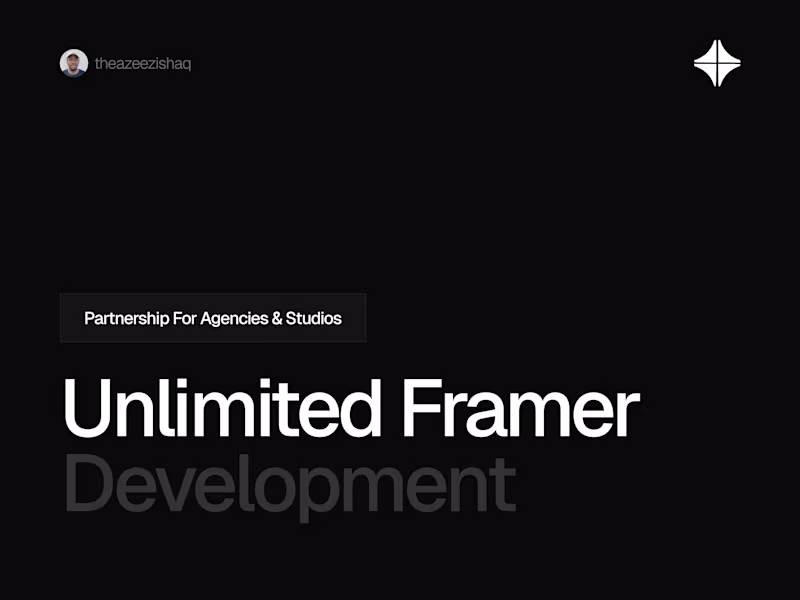 Cover image for Unlimited Framer Development