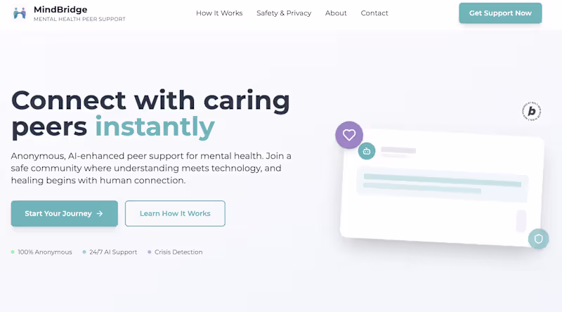 Cover image for Mind-Bridge.app — Solo, 0→MVP in 14 days