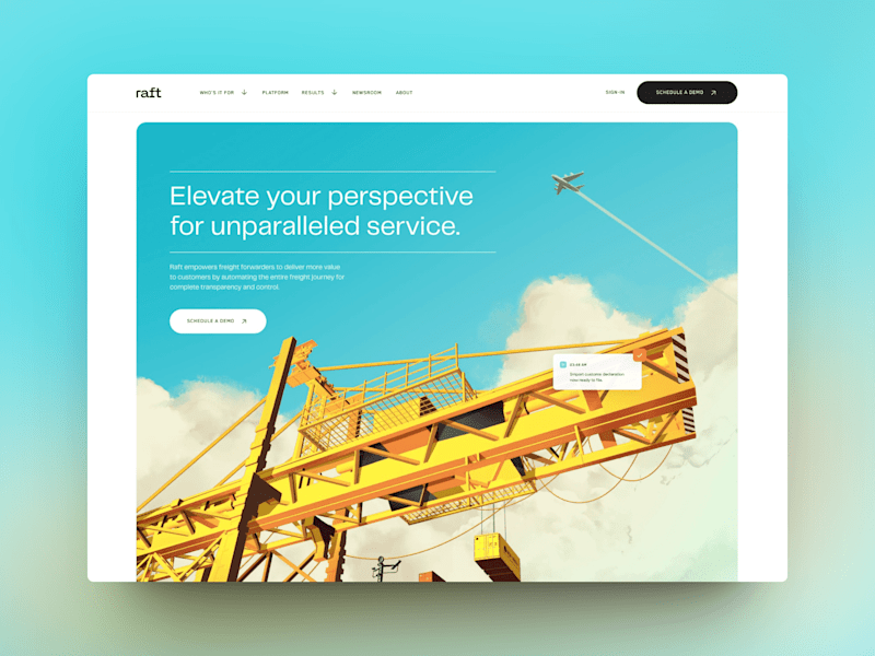 Cover image for White-label Webflow Development for Raft.AI