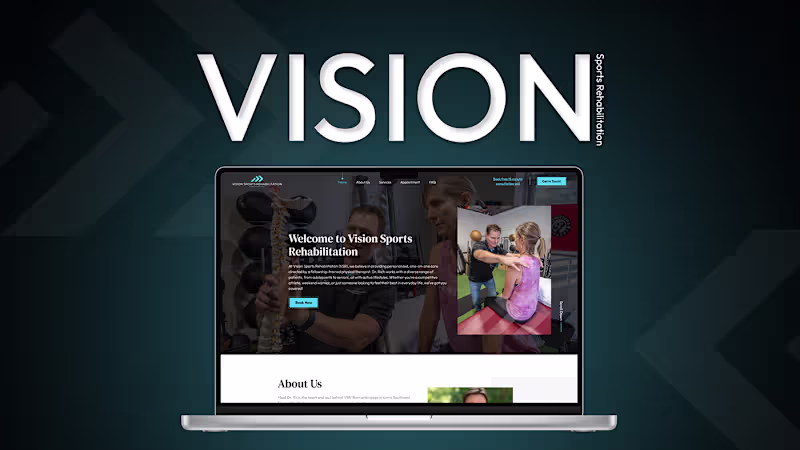 Cover image for VSR - Landing Page Design