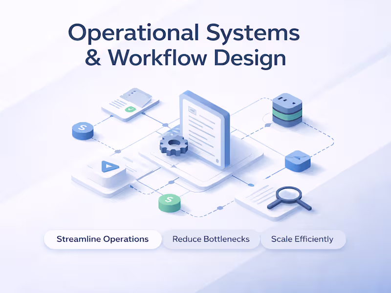 Cover image for Operational Systems & Workflow Design