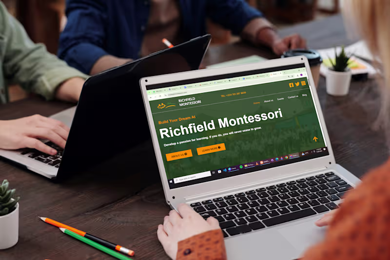 Cover image for Custom WordPress Website for Richfield Montessori School